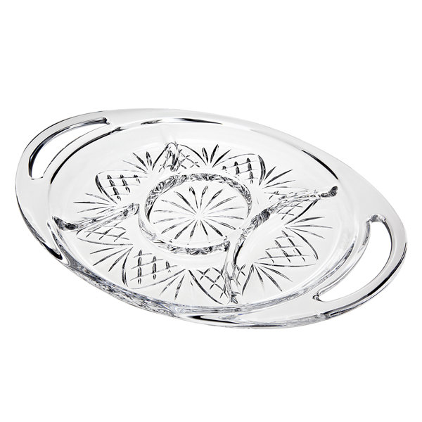Godinger Silver Art Co Dublin Crystal Serving Tray Wayfair